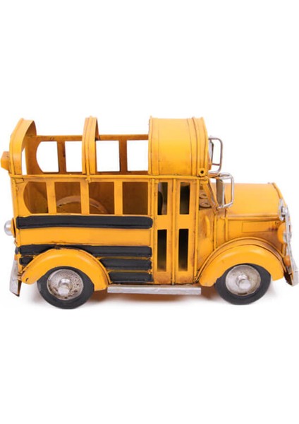 Dekoratif Metal Araba Okul Otobüsü Kalemlik indirimleri