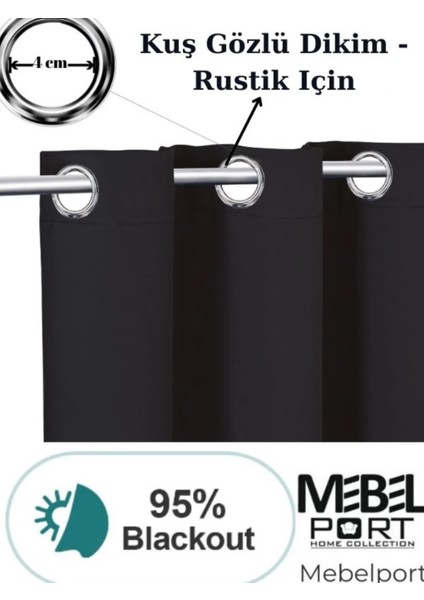 Blackout Fonluk Kuşgözü Dikim Şekli Tek Kanat fiyatları