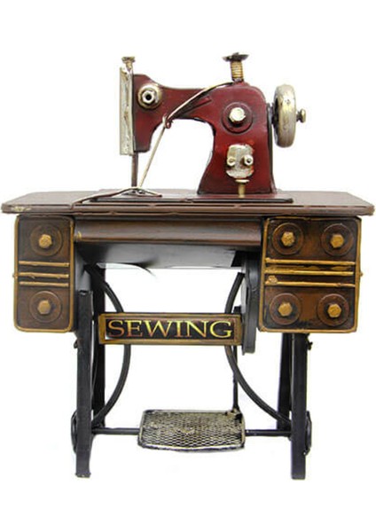 Dekoratif Metal Dikiş Makinesi