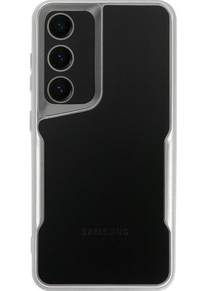 Samsung Galaxy A25 Kılıf Darbe Önleyici Kenar Renkli Silikon Kapak