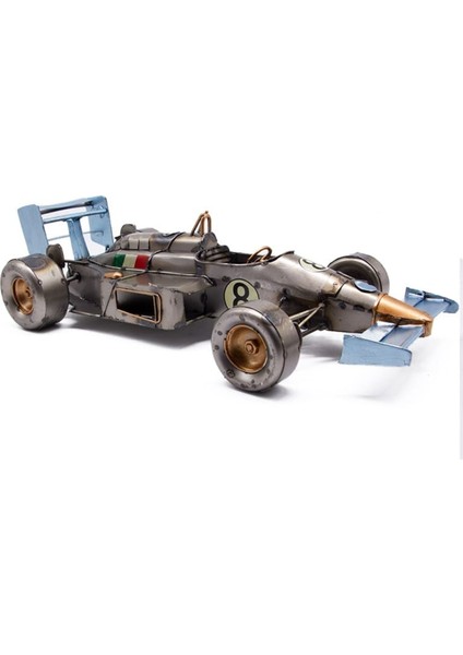 Dekoratif Metal Yarış Arabası