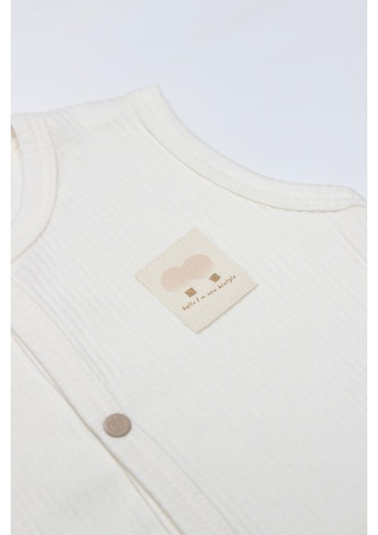 Bistyle Modal Flying Balloons Bebek Yelek BS18110 Ekru fırsatları