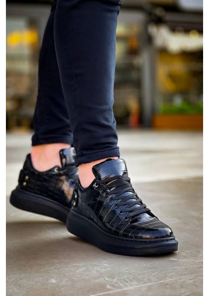 KB047 Kuback Kömür Crocodile Günlük Erkek Ayakkabı modelleri