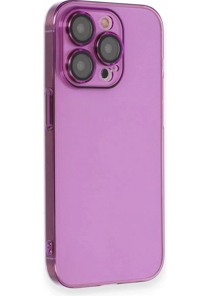 iPhone 14 Pro Kılıf Armada Lensli Kapak - Mor