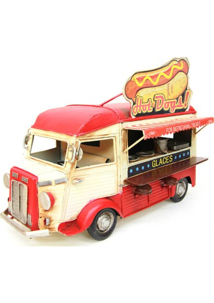 Dekoratif Metal Fasrfood Arabası