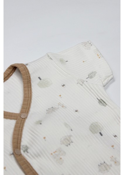 Bistyle Always Dream Yarım Kol Badi 17115 Ekru Bej