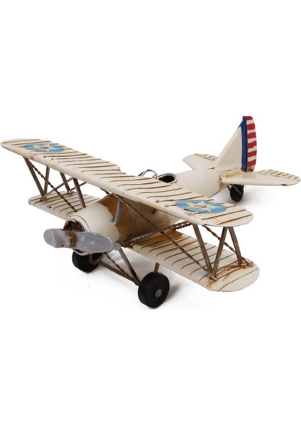 Dekoratif Metal Uçak Çift Kanatlı modelleri