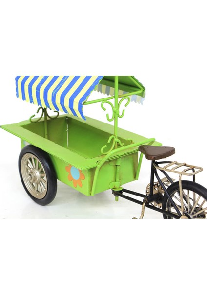 Dekoratif Metal Üç Tekerlekli Çiçek Arabası fırsatları