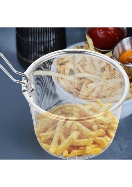 Paslanmaz Çelik Cips Patates Kızartma Teli 20 cm modelleri