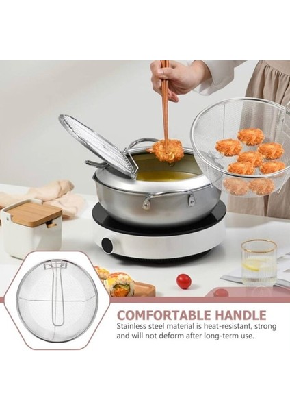 Paslanmaz Çelik Cips Patates Kızartma Teli 20 cm fırsatları