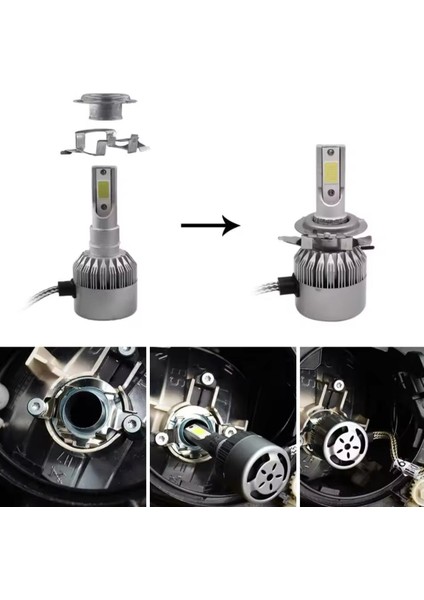 Jetta Mk6 (2012-2017) H7 LED Xenon Far Bağlantı Montaj Sabitleme Aparatı modelleri