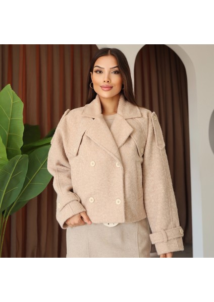 Kadın Kaşe Bomber Ceket modelleri