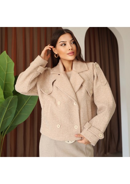 Kadın Kaşe Bomber Ceket indirimleri