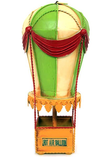 Dekoratif Metal Sıcak Hava Balonu