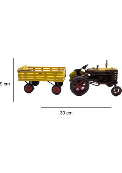 Dekoratif Metal Traktör Römork fiyatları