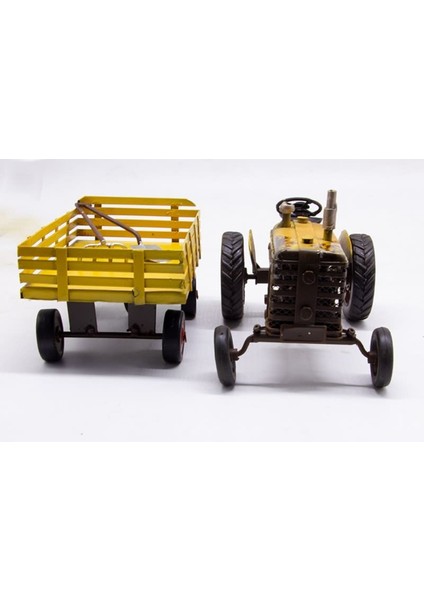 Dekoratif Metal Traktör Römork modelleri