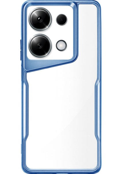 Xiaomi Redmi Note 13 Pro 4g Kılıf Darbe Önleyici Kenar Renkli Silikon Kapak