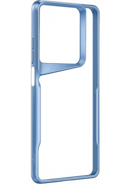 Xiaomi Redmi Note 13 Pro 4g Kılıf Darbe Önleyici Kenar Renkli Silikon Kapak