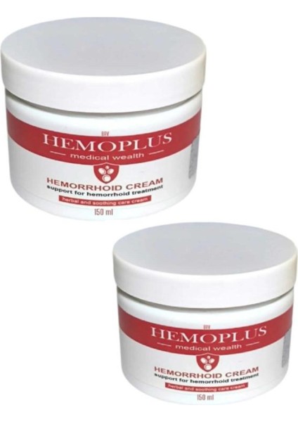 Hemoplus Hemo.roid Yanma ve Sızı Giderici Masaj Bakım Kremi 150 ml x 2 Adet