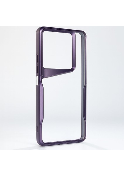 Xiaomi Redmi Note 13 Pro 4g Kılıf Darbe Önleyici Kenar Renkli Silikon Kapak