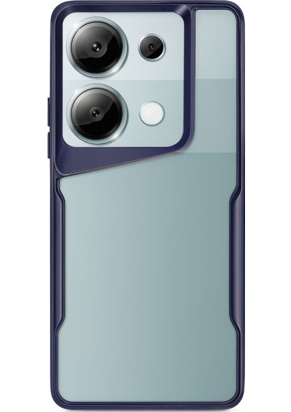 Xiaomi Redmi Note 13 Pro 4g Kılıf Darbe Önleyici Kenar Renkli Silikon Kapak