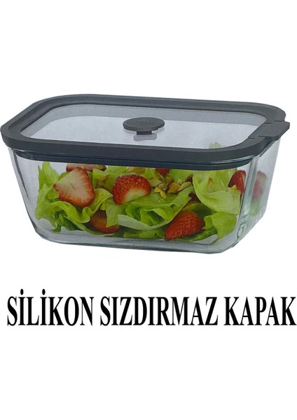 Sızdırmaz Cam Kapaklı Saklama Kabı 800 ml – 2’li Set fiyatları