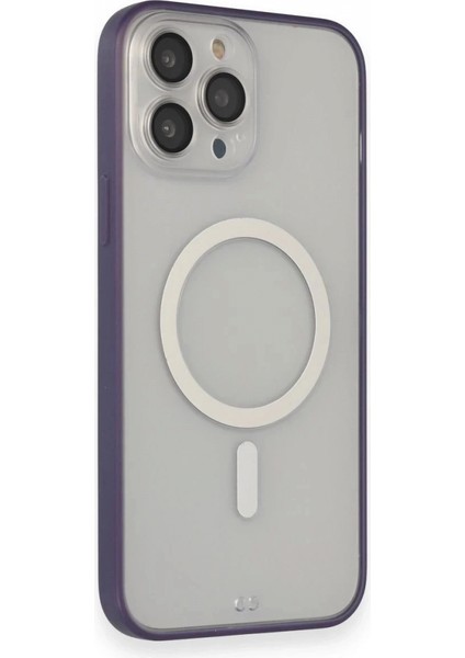 iPhone 14 Pro Max Kılıf Grand Magneticsafe Kapak - Mor