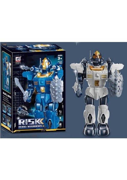 Roket Atan Savaşçı Robot Mekanik Pilli Işıklı Hareketli modelleri