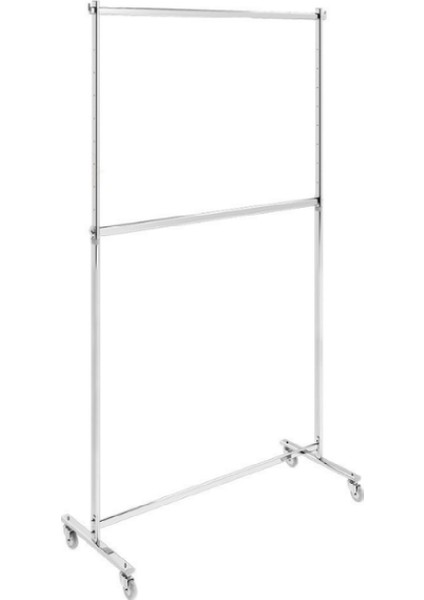 Ev Tipi Çift Katlı Yükseklik Ayarlı Tekerlekli Metal Orta Stand - Evinizde ve Yazlıkta Kesin Çözüm