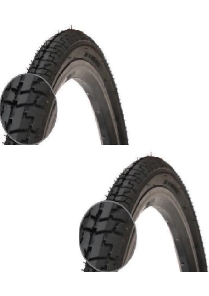28 Jant 700X38C (40-622) (28X1.5-8X1.1/2) Bisiklet Dış Lastiği D2727 x 2 Adet