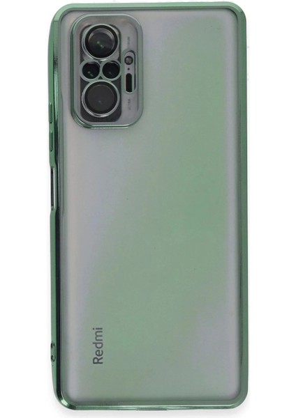 Xiaomi Redmi Note 10 Pro Kılıf Lensli Silikon - Yeşil fiyatları