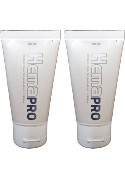 Hemapro Cream 2 Adet Hemoroidinize Basurunuza Akıntınıza Şişkinliğinize Krem 50 ml