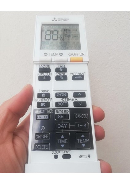 Mitsubishi Electric Klima Kumandası modelleri