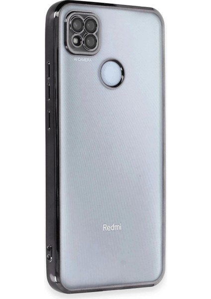 Xiaomi Redmi 9c Kılıf Lensli Silikon - Siyah