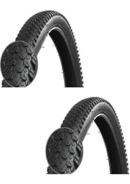 26 Jant 26X2.125 (57-559) Bisiklet Dış Lastiği Tırnaklı D2697 x 2 Adet
