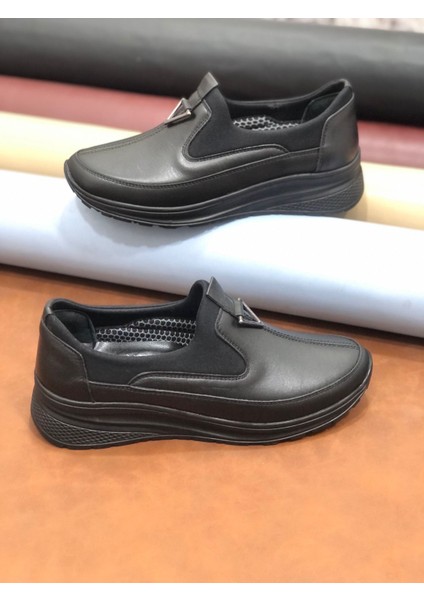 Marяka Hakiki Deri Tam Ortopedik Hafif Yumuşak Kadın Anne Ayakkabısı modelleri