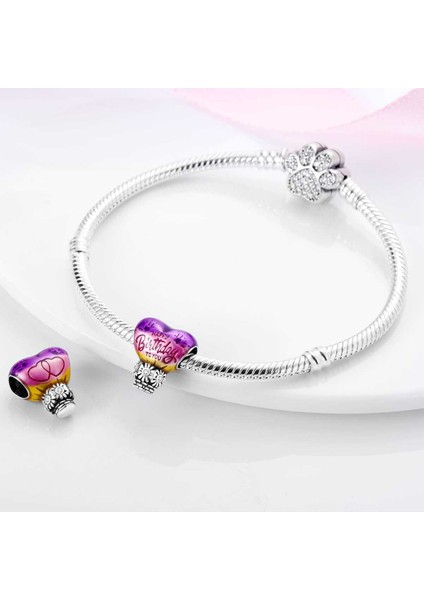 Doğum Günü Kalp Balonu Charm modelleri