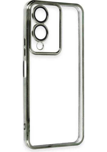 Vivo Y17S Kılıf Lensli Silikon - Yeşil fiyatları