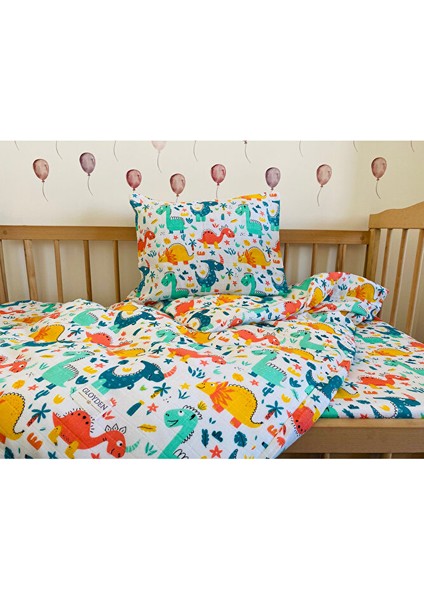 Bebek Müslin Nevresim Takımı Dinazor 100X150 fiyatları