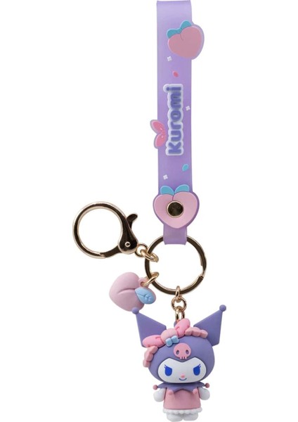 Yume Hello Kıtty Keychaın & Strap Peach Serıes Kuromı fiyatları