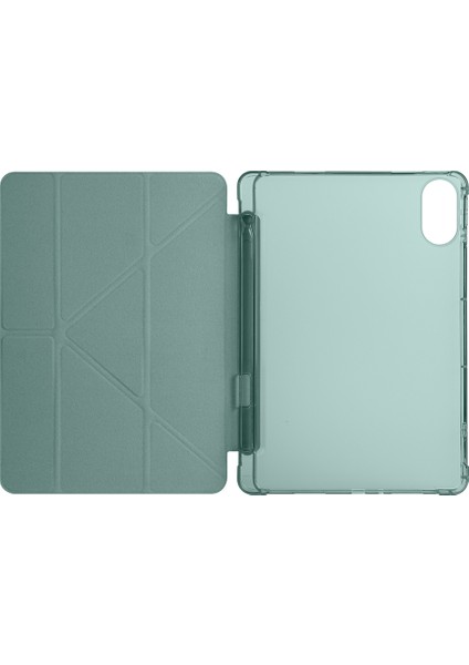 Xiaomi Redmi Pad 2 Uyumlu Kılıf Üçe Katlanan Kalem Bölmeli Standlı Tablet Kılıfı Uyandırma Özellikli fırsatları