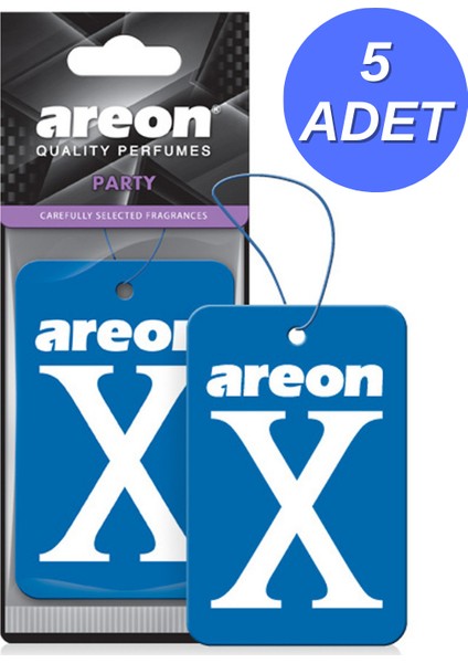 x Party 5'li Oto Araç Kokusu