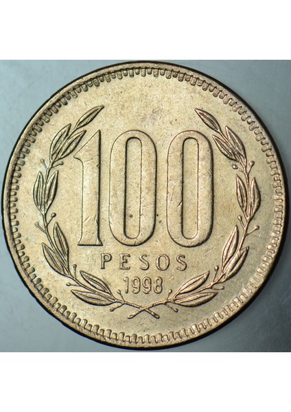 Şili 100 Peso 1998. fiyatları