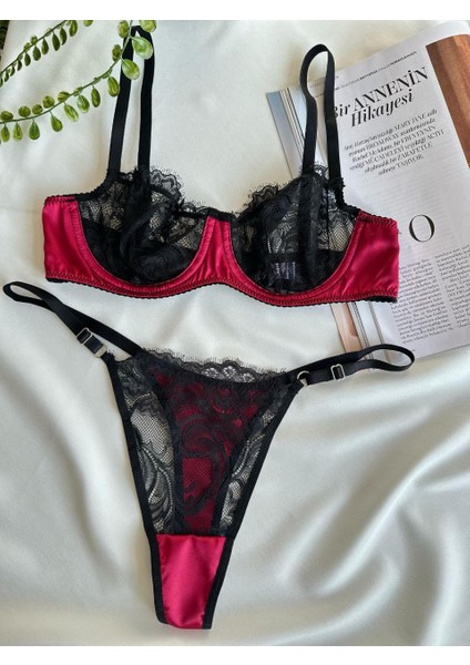 Maria Saten Balenli Sütyen Takımı modelleri