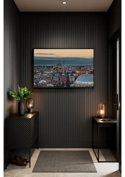 Akustik Duvar Paneli Siyah 100 x 280 cm fiyatları