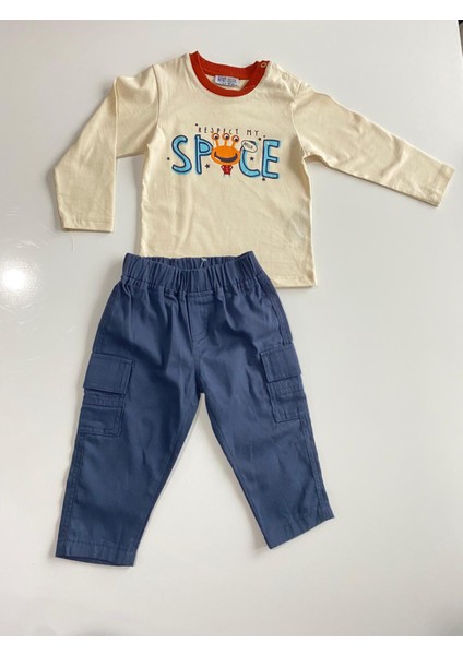 Erkek Bebektakımı Lacivert Keten