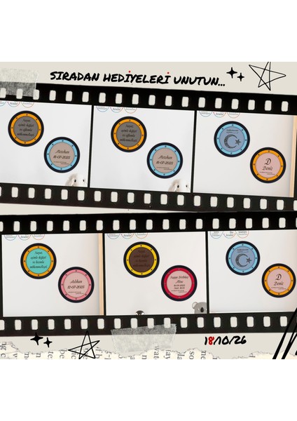 Besmele Yazılı, Ayyıldızlı ve Kelime-I Tevhid Motifli Kişiye Özel Kapı Duvar Süsü, Bebeğe Hediye modelleri