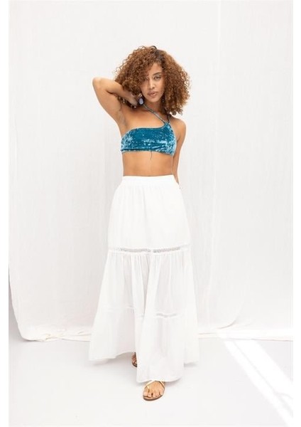 Annie Brode Şerit Detaylı Etek 4036