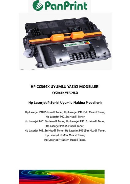 Hp 64X-CC364X Muadil Toner Yüksek Kapasiteli (24000 Sf.) fiyatları