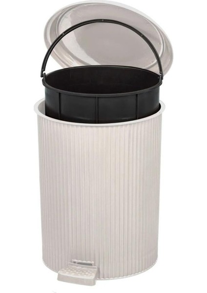 ELF-N320 Nostalji 3 Boy Plastik Pedallı Çöp Kovası fiyatları